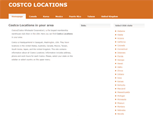 Tablet Screenshot of costco-locations.org